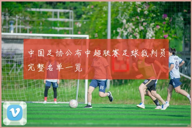 中国足协公布中超联赛足球裁判员完整名单一览